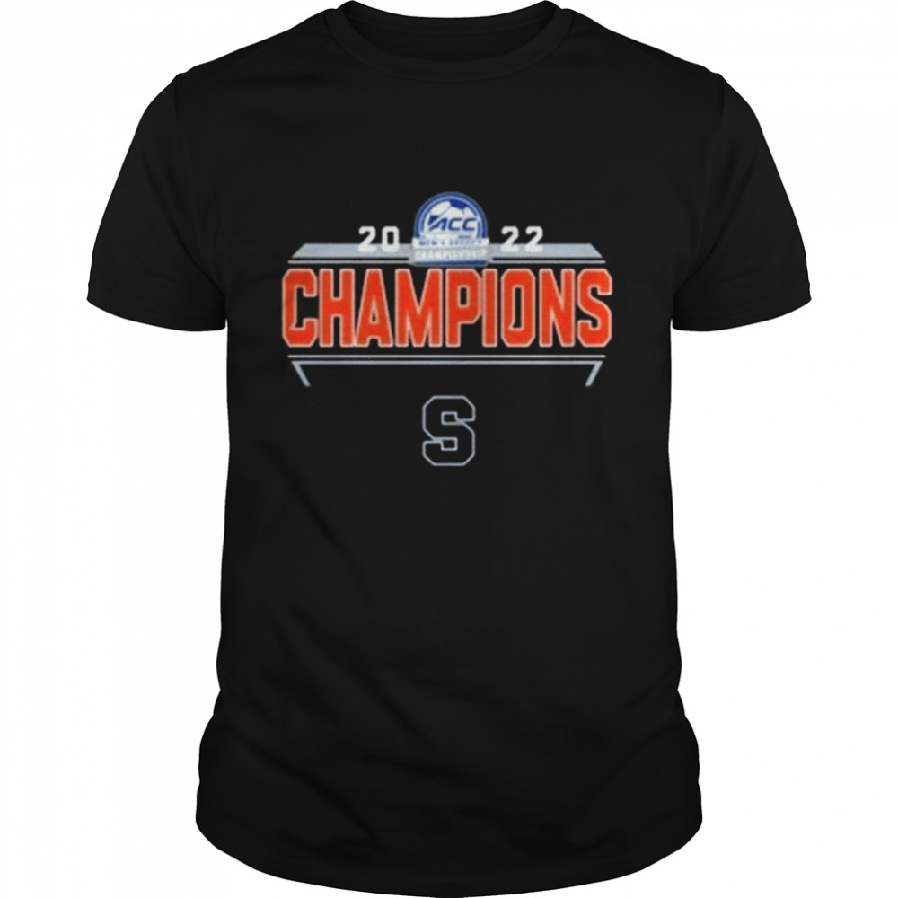 Syracuse Orange 2022 ACC Men’s Soccer Champions Shirt