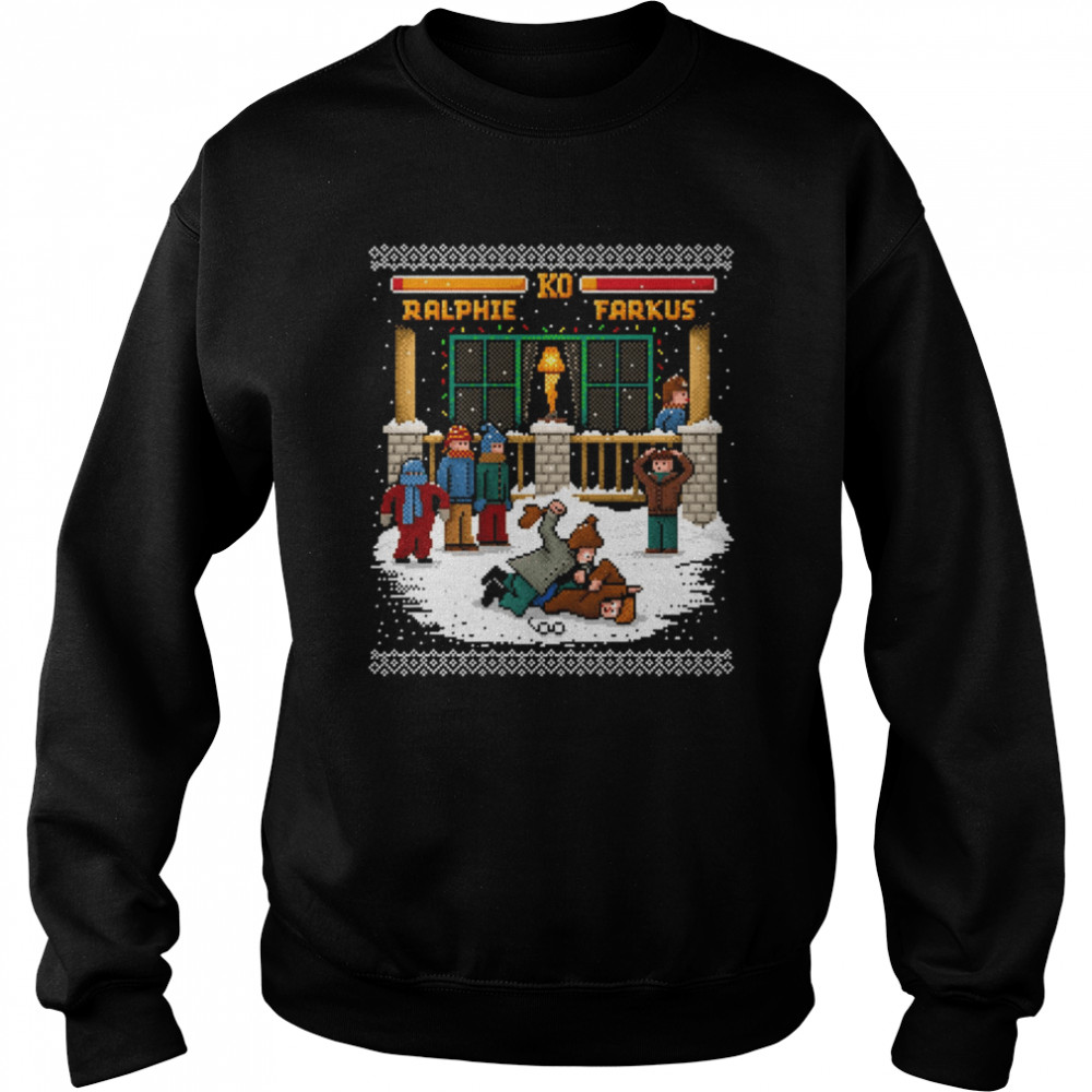 The Christmas Fight Game Oline Christmas shirt Unisex Sweatshirt