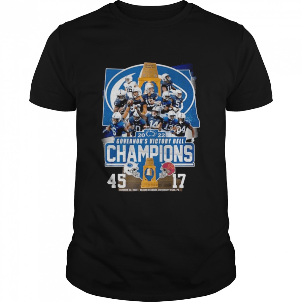 2022 Governor’s Victory bell champions shirt