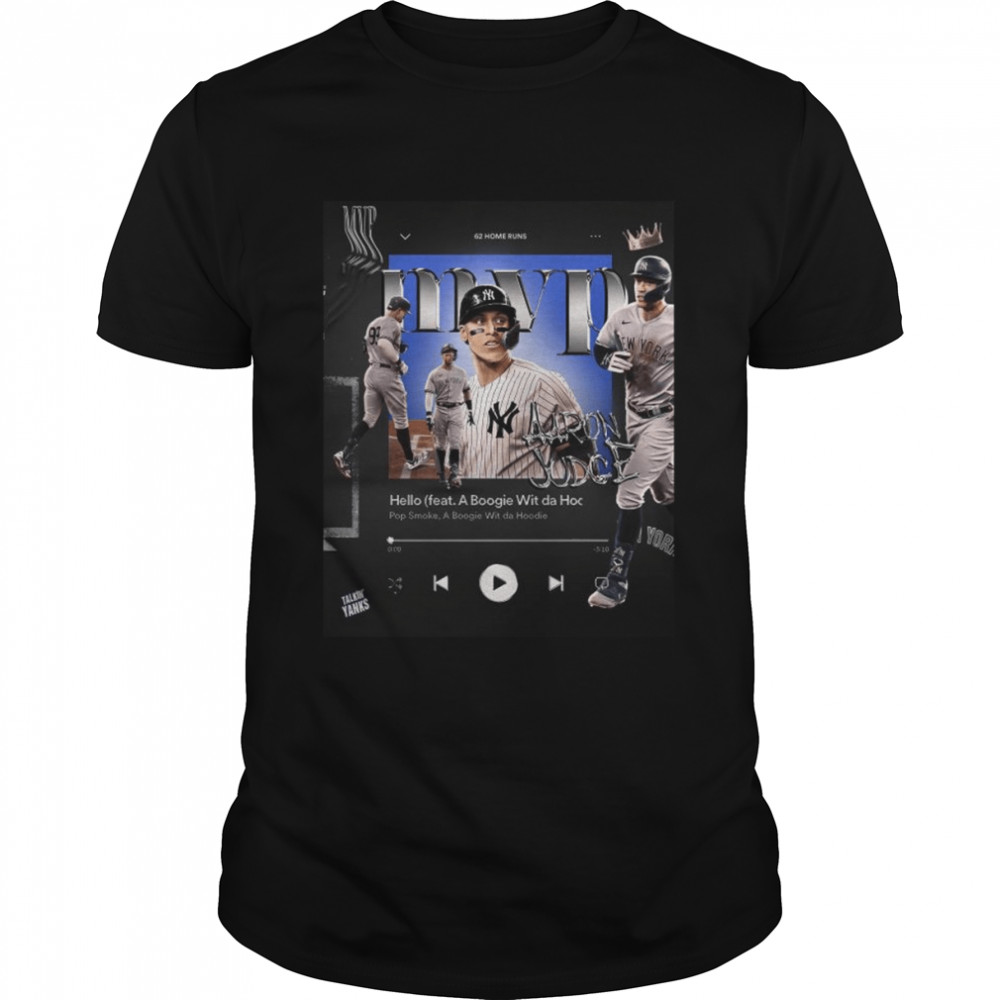 Aaron Judge 62 Home Runs American League MVP Shirt