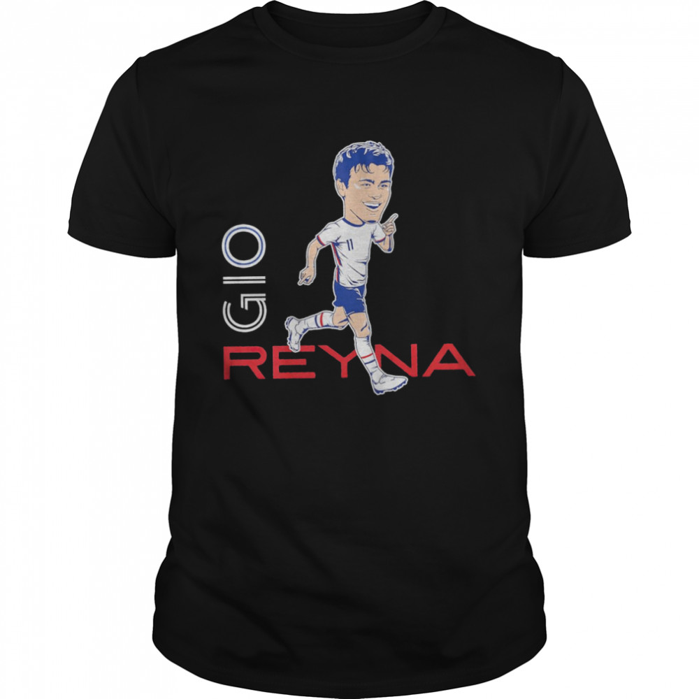 Gio Reyna Caricature Borussia Dortmund shirt