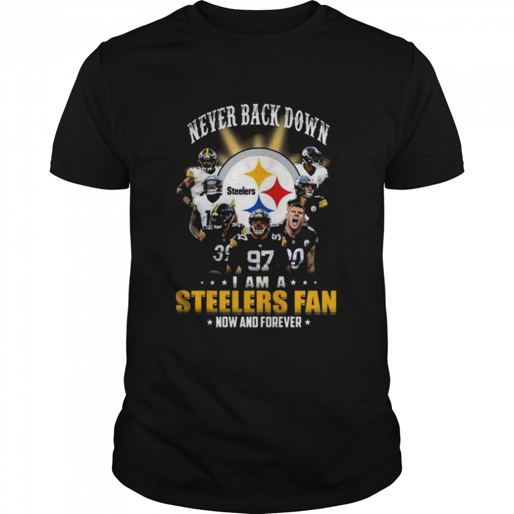 Never Back Down I Am A Pittsburgh Steelers Now And Forever 2022 Shirt