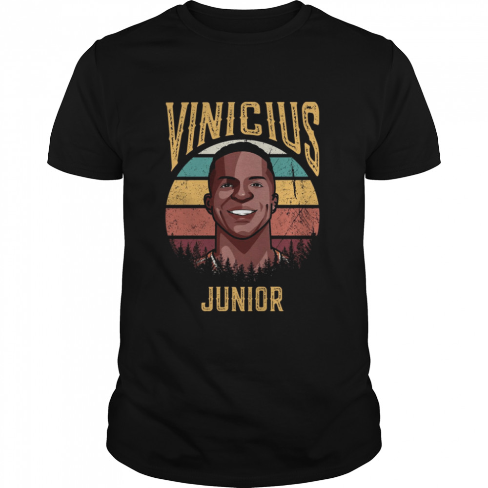 Sunset Art Vinicius Jr Vini Distressed shirt