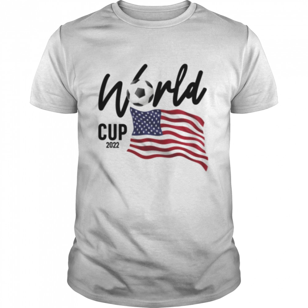 USA Soccer World Cup 2022 – USA Flag T-Shirt