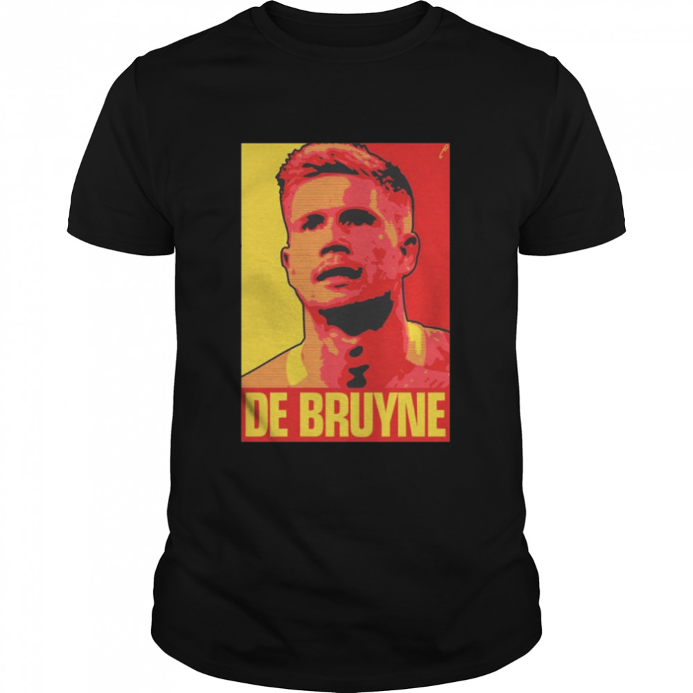 Colored graphic De Bruyne Belgium t-shirt