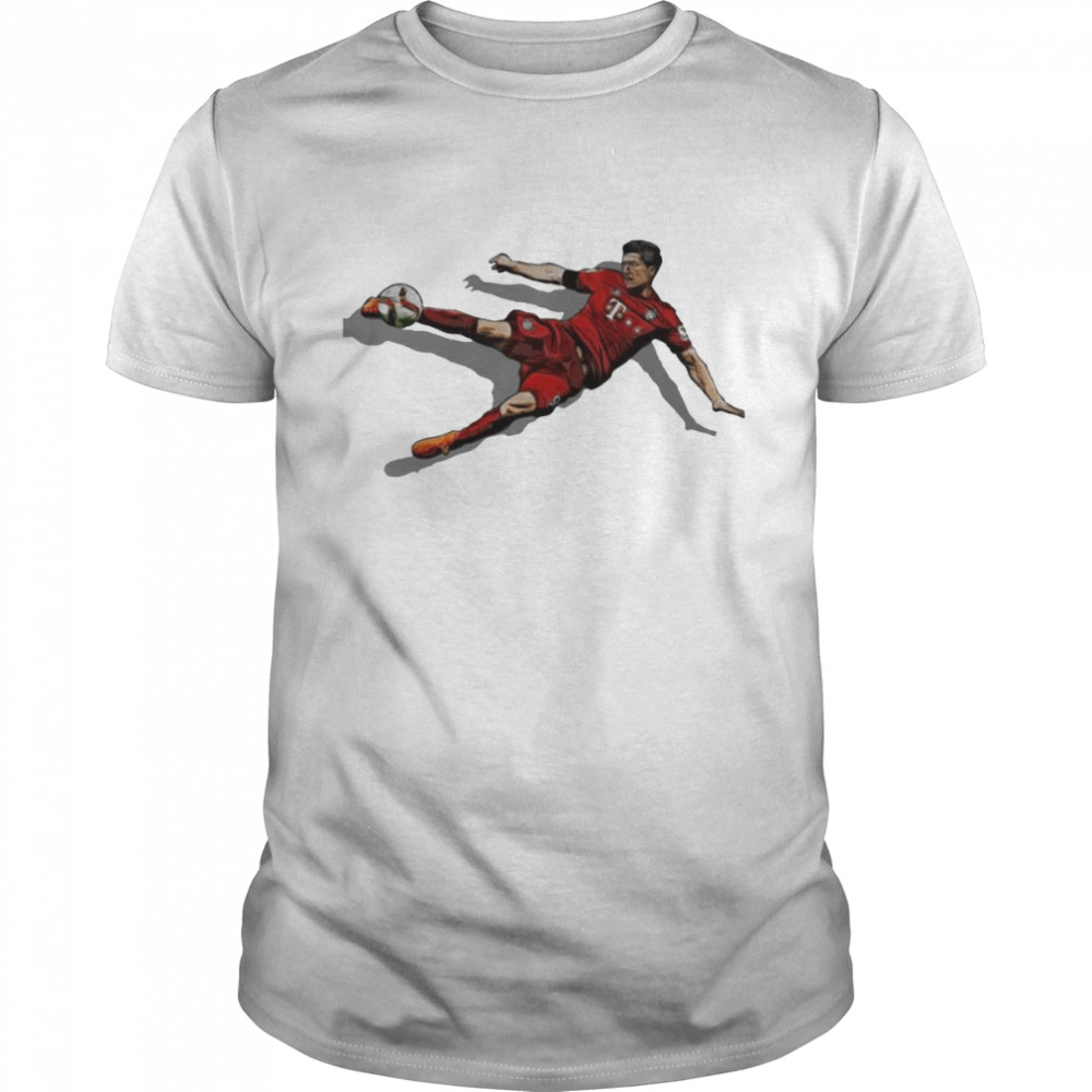 Cool moment Robert Lewandowski design Football t-shirt