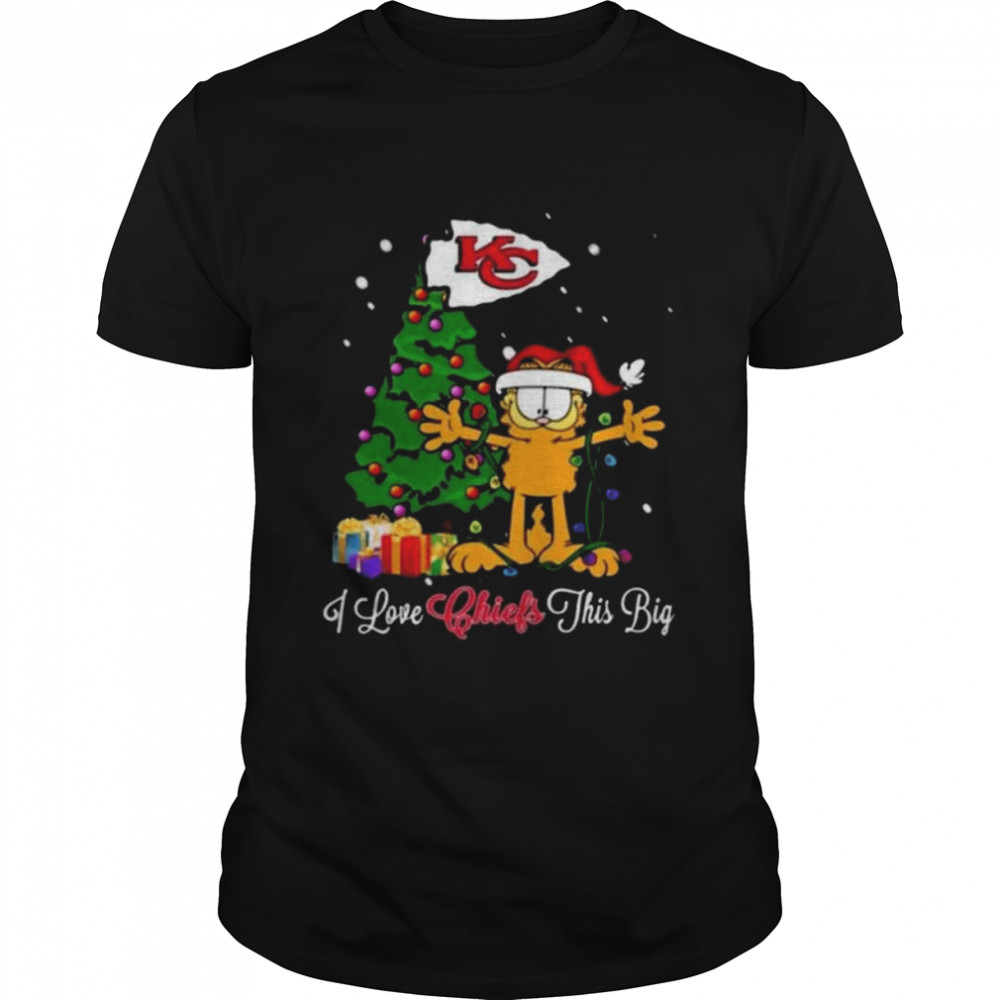 Kansas city Chiefs garfield Christmas shirt