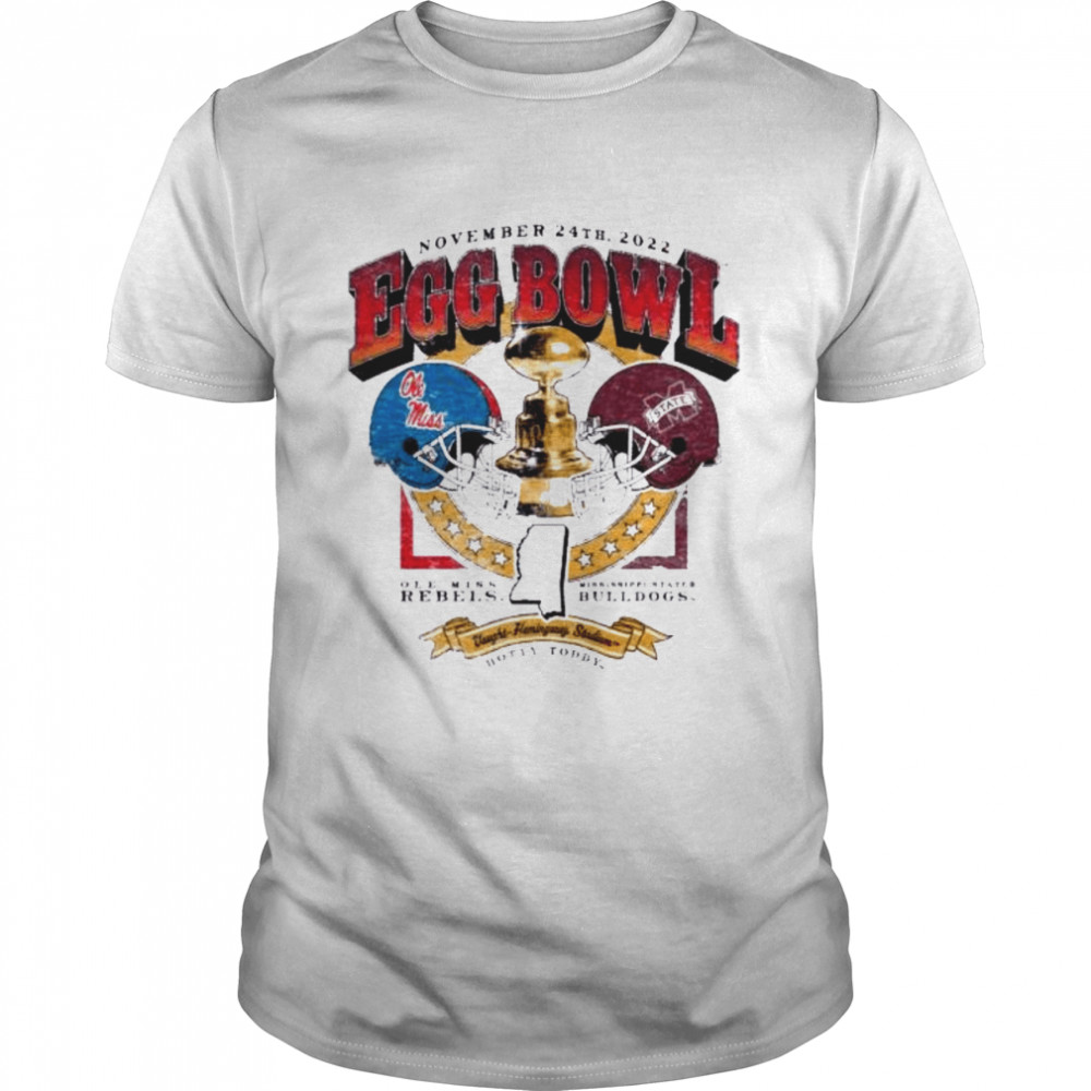 Ole Miss Rebels vs Mississippi State Bulldogs EGG Bowl shirt