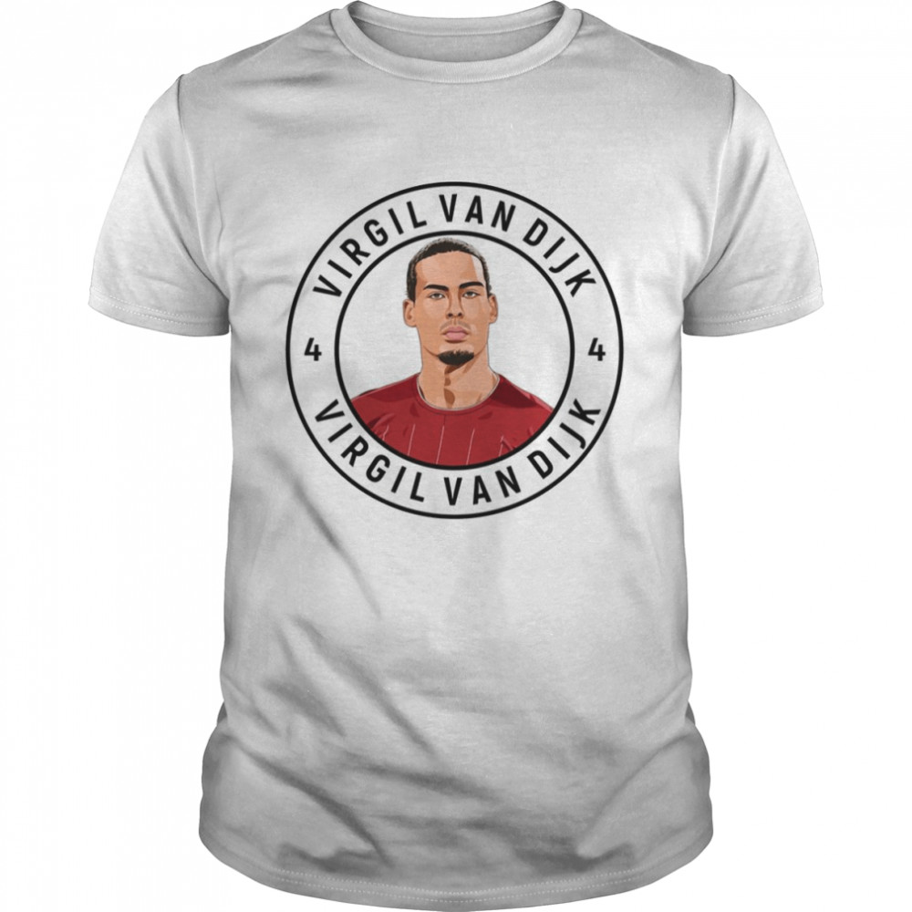 Round Logo Liverpool Virgil Van Dijk shirt