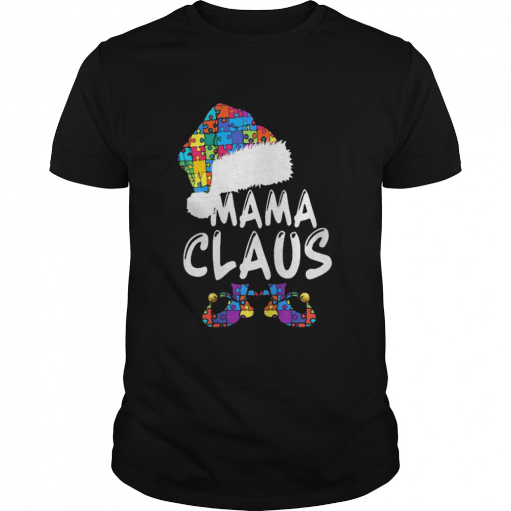 Santa Mama Claus Shoes Shirt