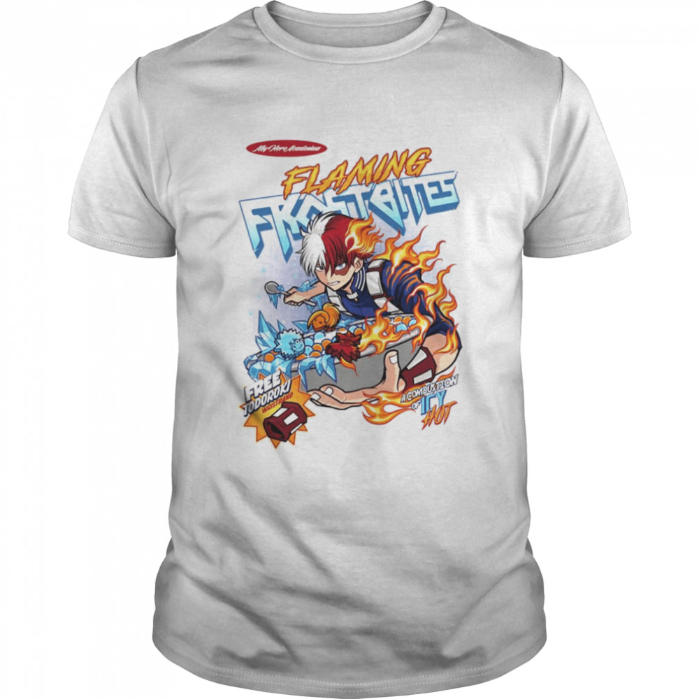 Todoroki Flaming Frostbites My Hero Academia shirt