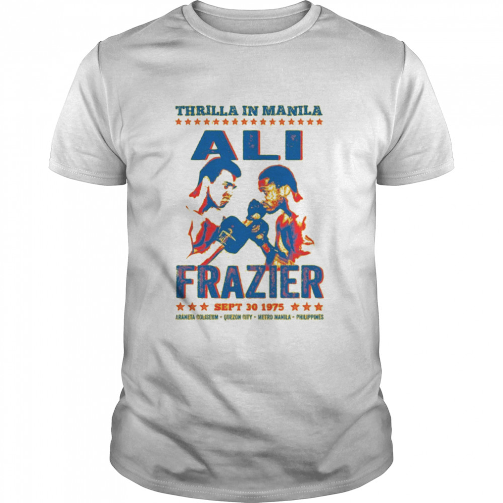 Ali Vs Frazier Thrilla In Manila Muhammad Ali shirt