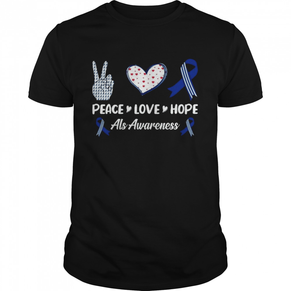 ALS Amyotrophic Lateral Sclerosis Awareness Shirt