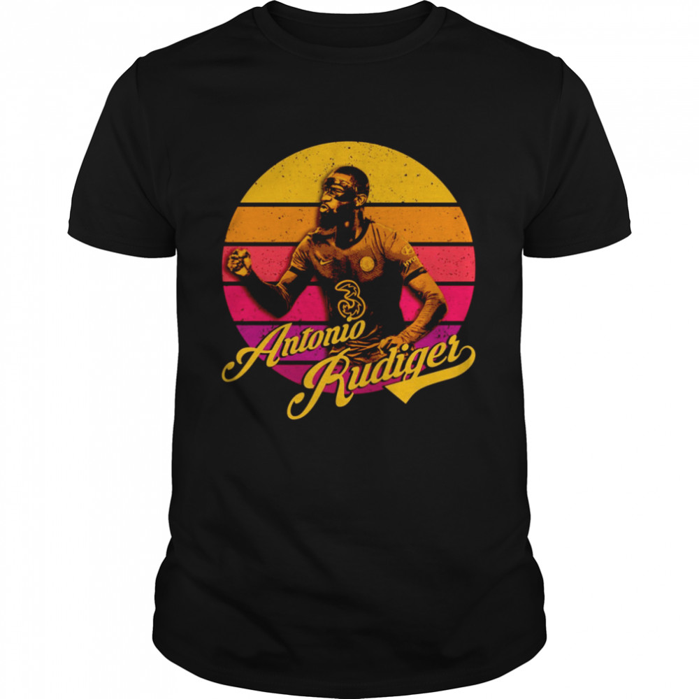 Antonio Rudiger Retro Vintage Football shirt