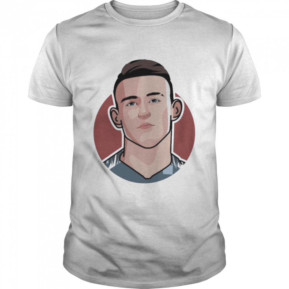 Art Phil Foden animated Football t-shirt