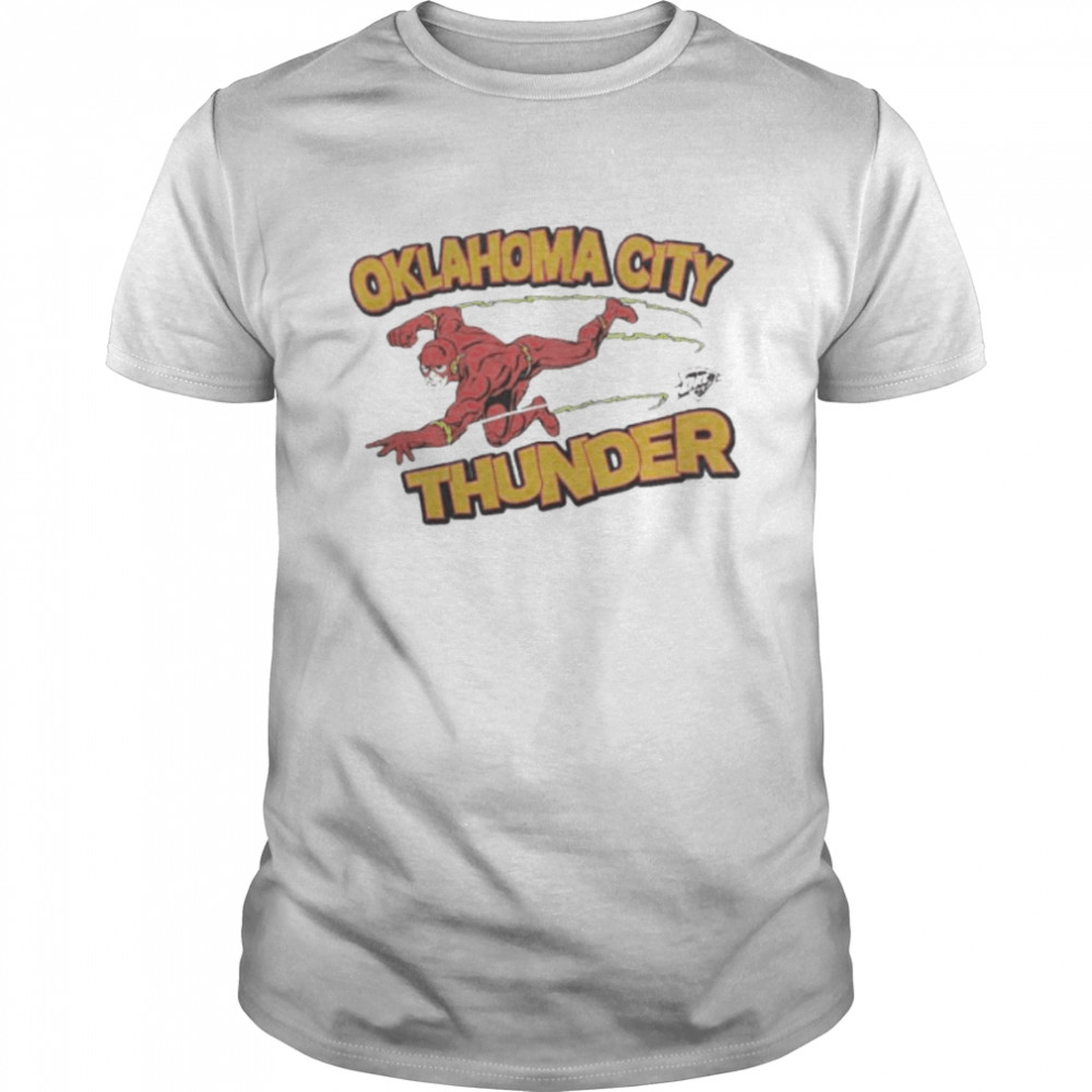 dC Comics The Flash x Oklahoma City Thunder shirt