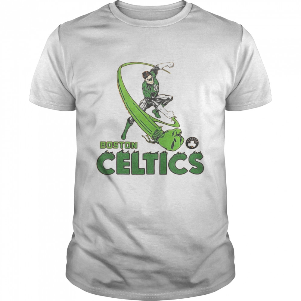 DC Comics The Green Lantern x Boston Celtics shirt