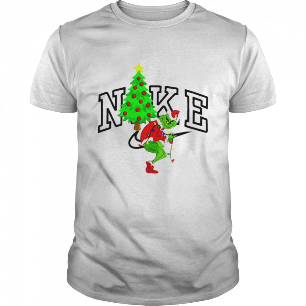 Grinch Nike Christmas shirt