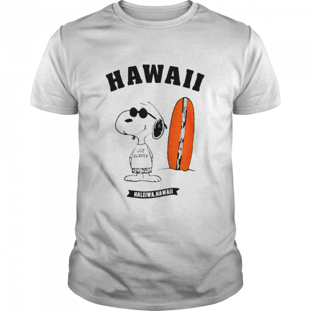 Joe Surfer Haleiwa Hawaii Snoopy shirt