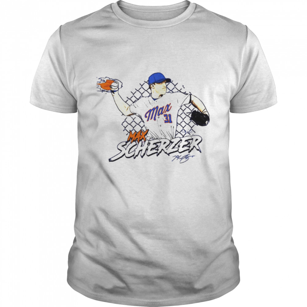 Max Scherzer Baseball Animated shirt