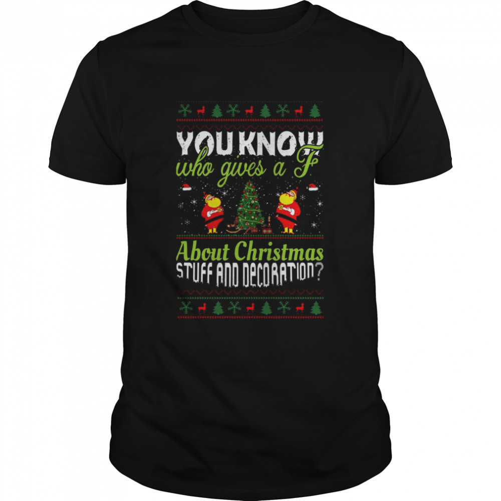 Melania Trump Who Gives A F About Christmas Funny Saying shirt