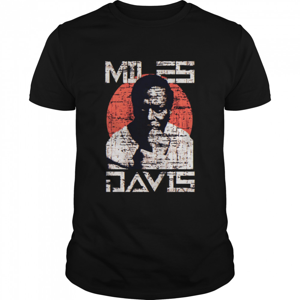 Miles Grunge White Miles Davis shirt