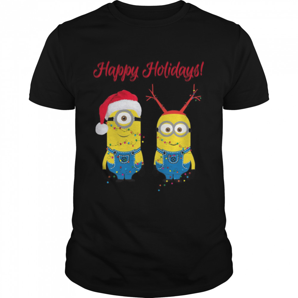 Minnions Happy Holidays shirt