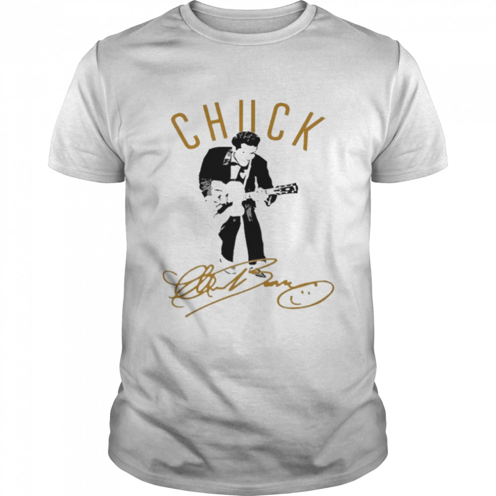 Retro Signature Design Chuck Berry shirt