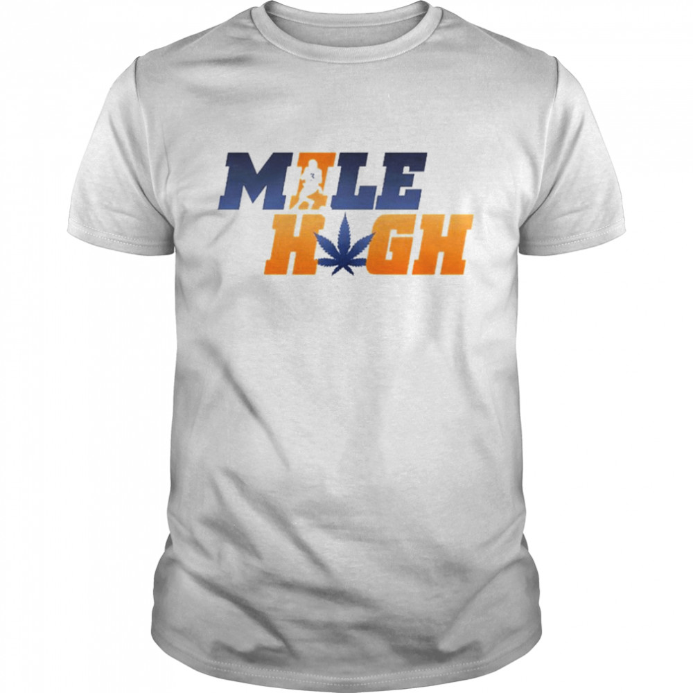 Russell Wilson Mile High Gunslinger Denver Broncos QB NFL Football shirt