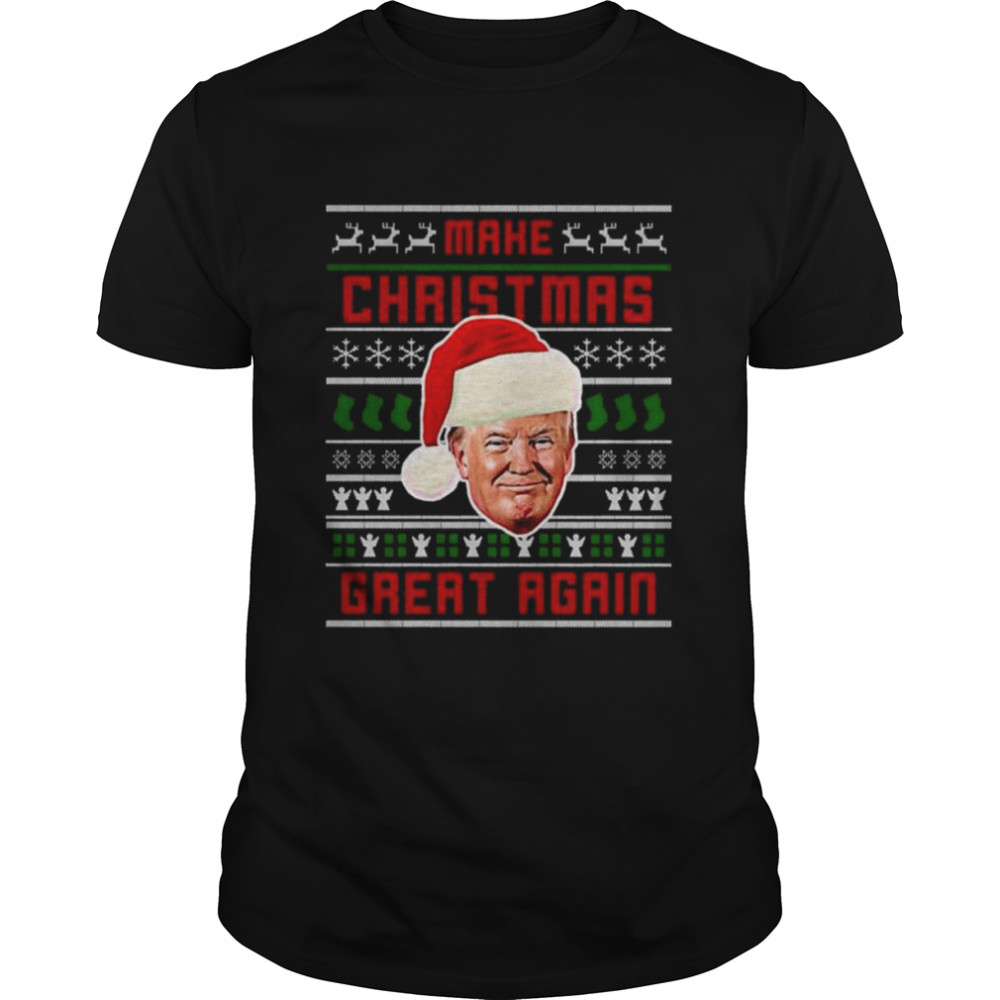 Santa Trump Make Christmas Great Again Ugly 2022 shirt