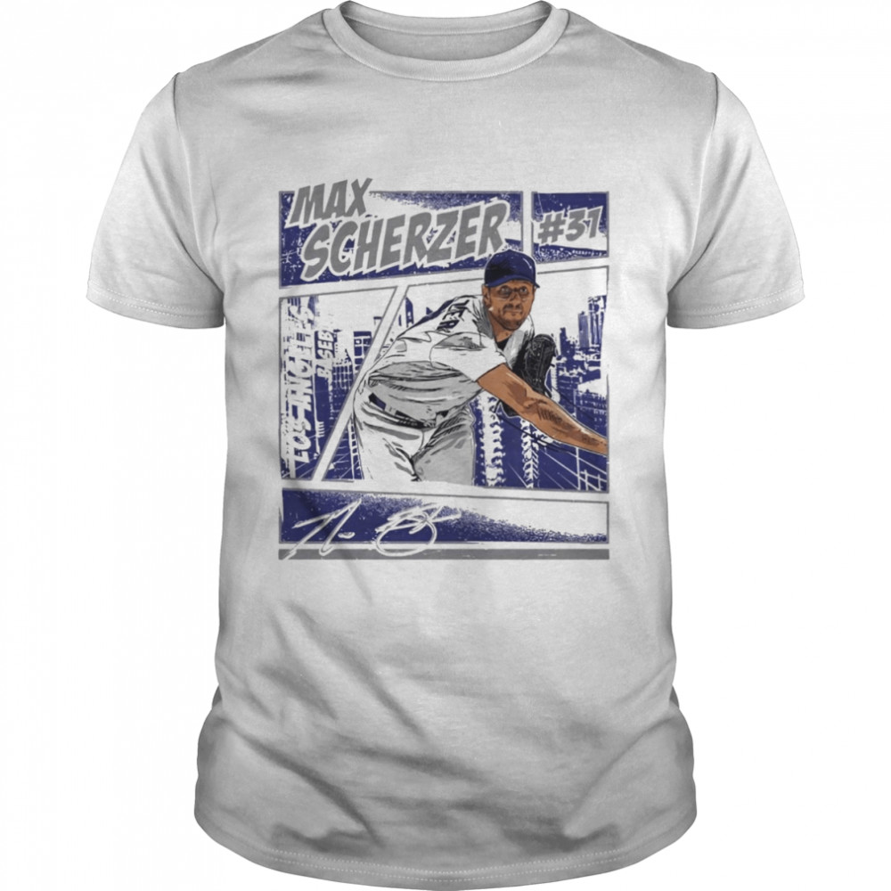 Signature Design Max Scherzer Retro Baseball shirt