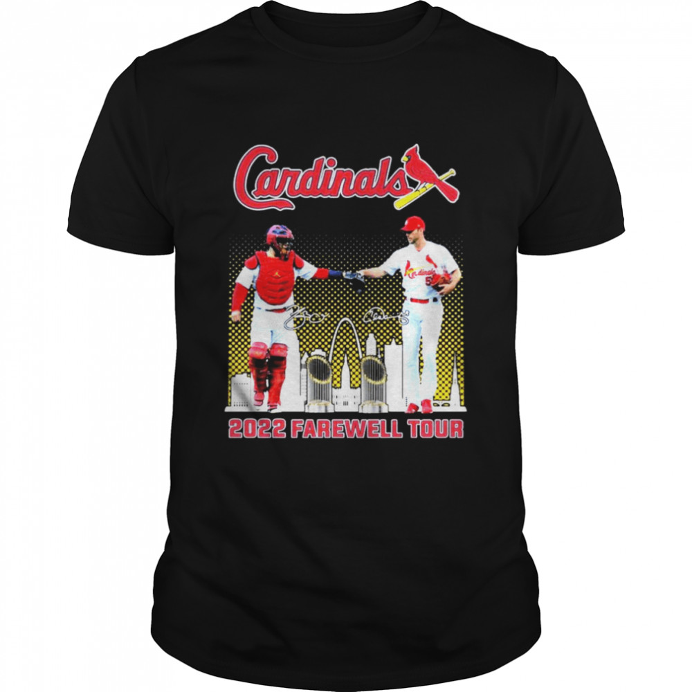 The Farewell Tour 2022 Adam Wainwright And Yadier Molina Cardinals Shirt