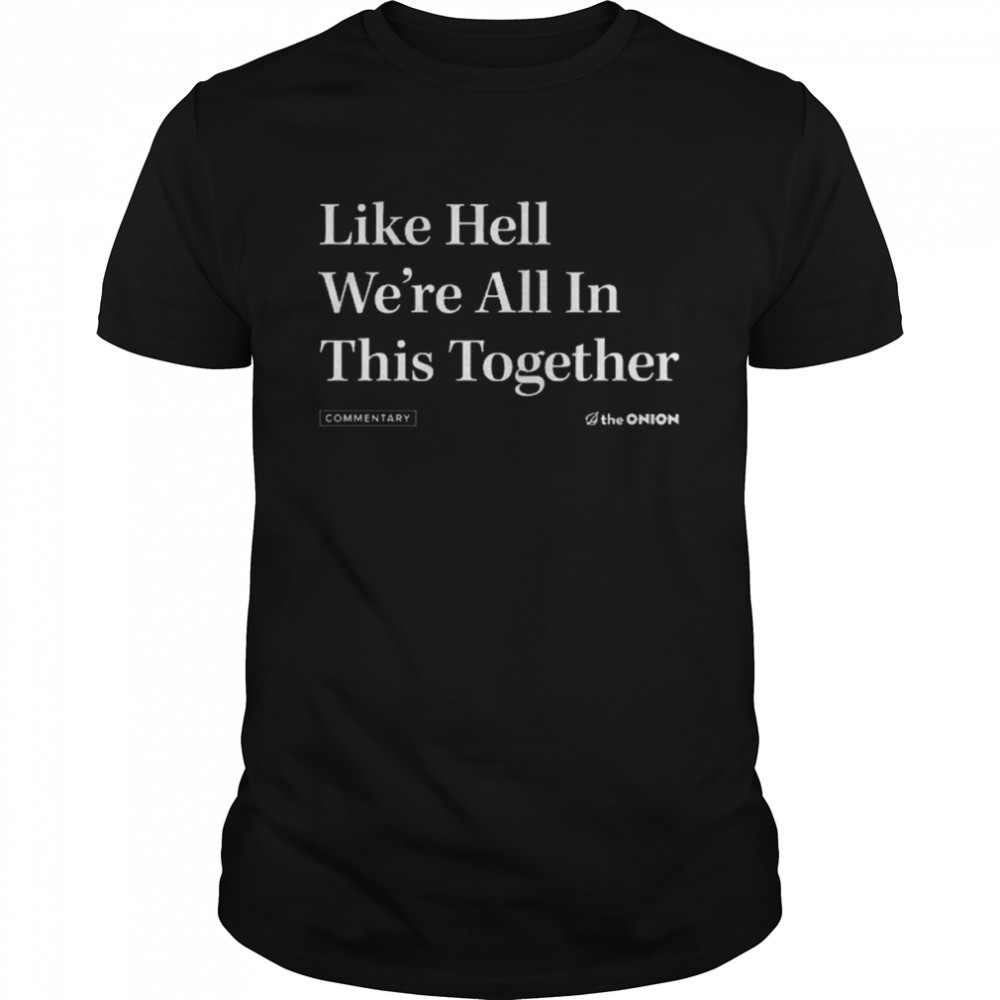 The onion like hell vintage shirt