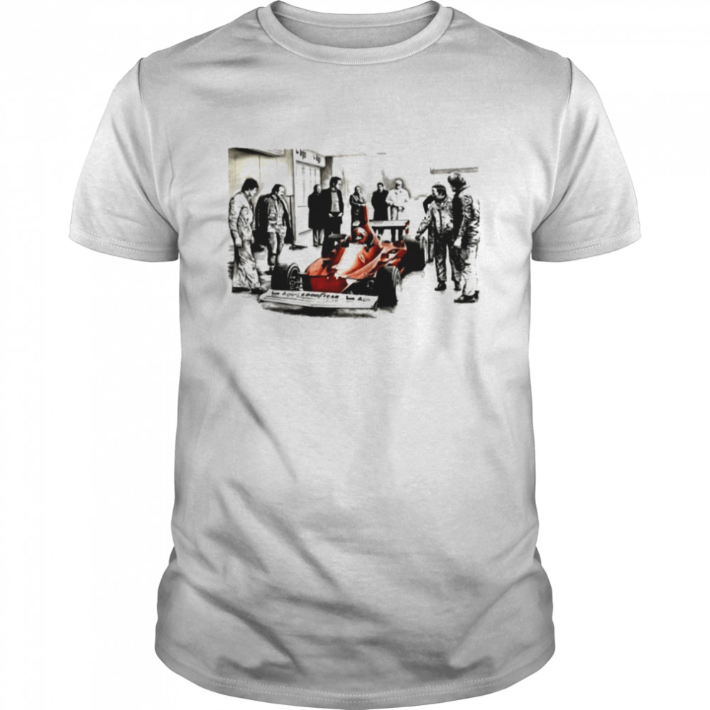 80s Design Racing Niki Lauda Ferrari 312t shirt