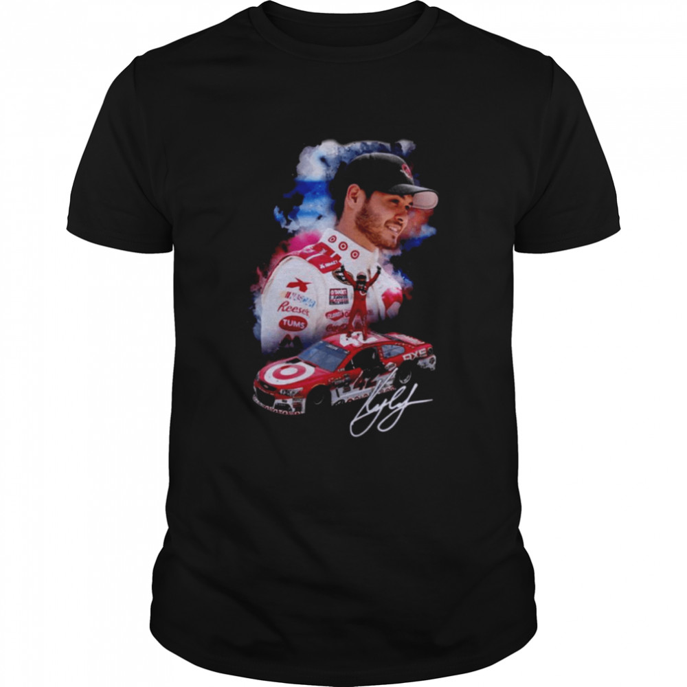 Aesthetic Signature Design Kyle Larson Car Racing Pro shirt