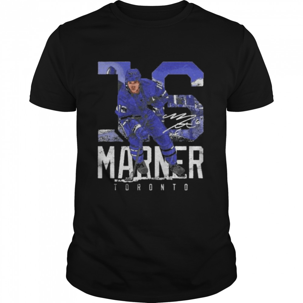 Awesome mitch Marner Toronto Maple Leafs number 16 landmark shirt