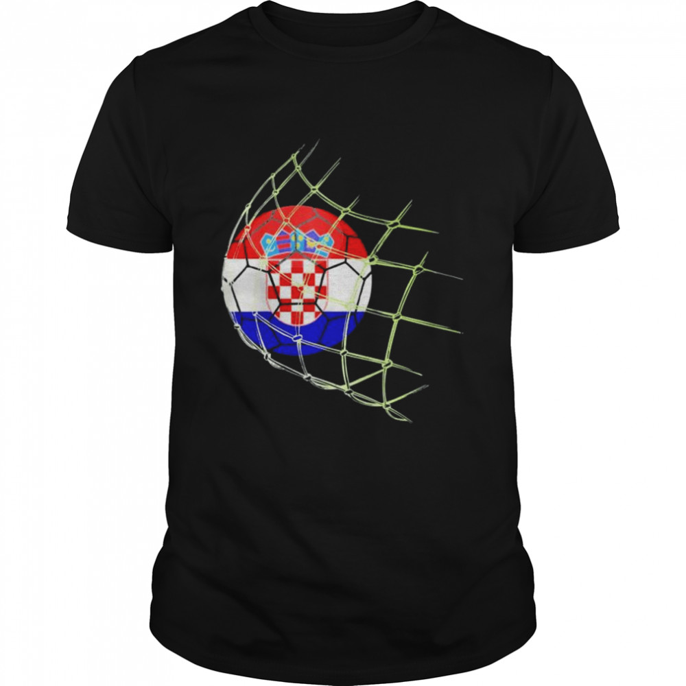 Croatia Soccer Jersey Men 2022 Croatian Ball Flag T-Shirt