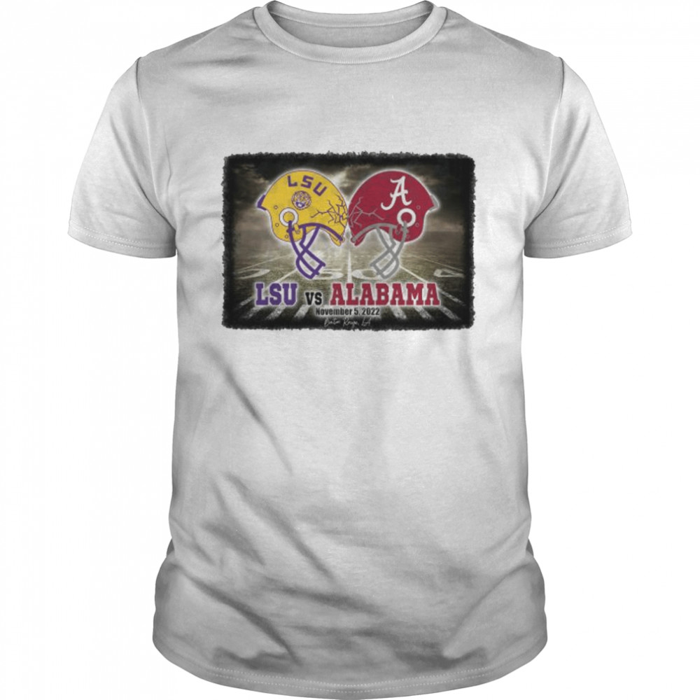 LSU vs Alabama Louisiana Saturday Night Football Tiger Stadium shirt