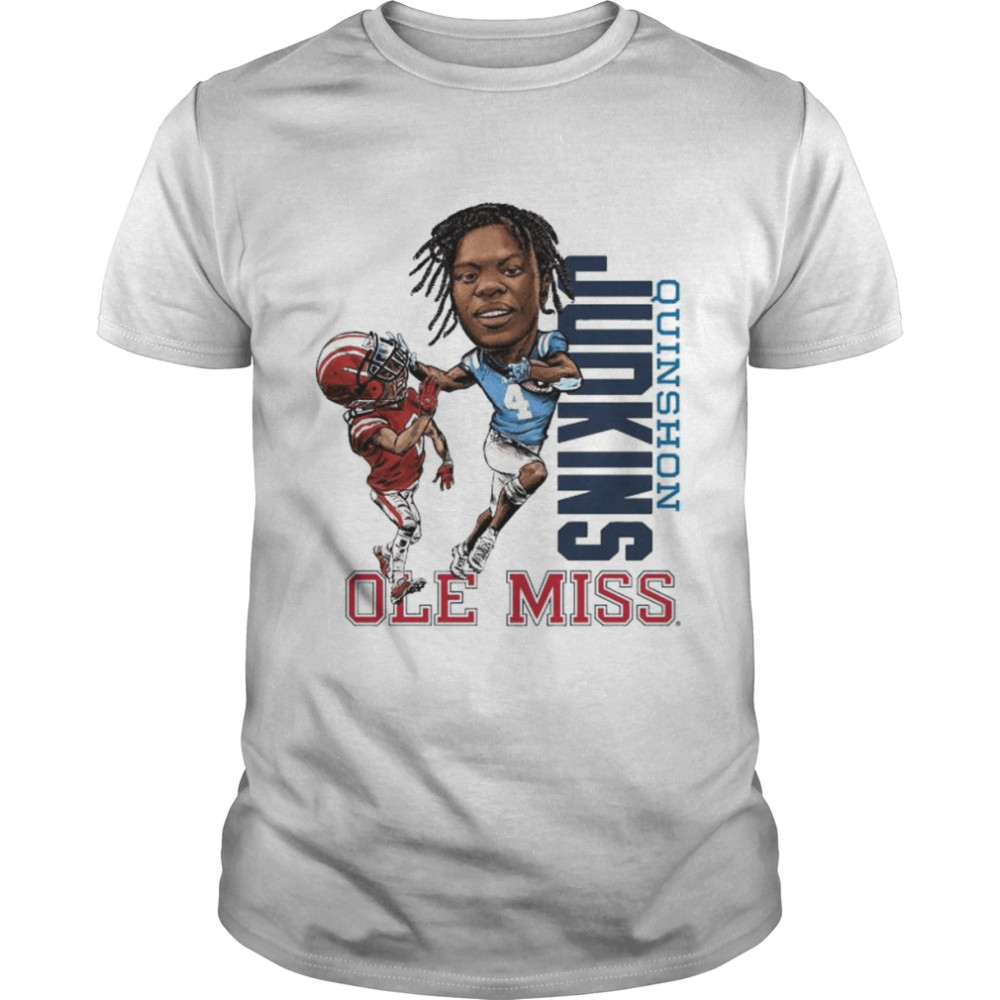 Ole miss Quinshon judkins caricature shirt