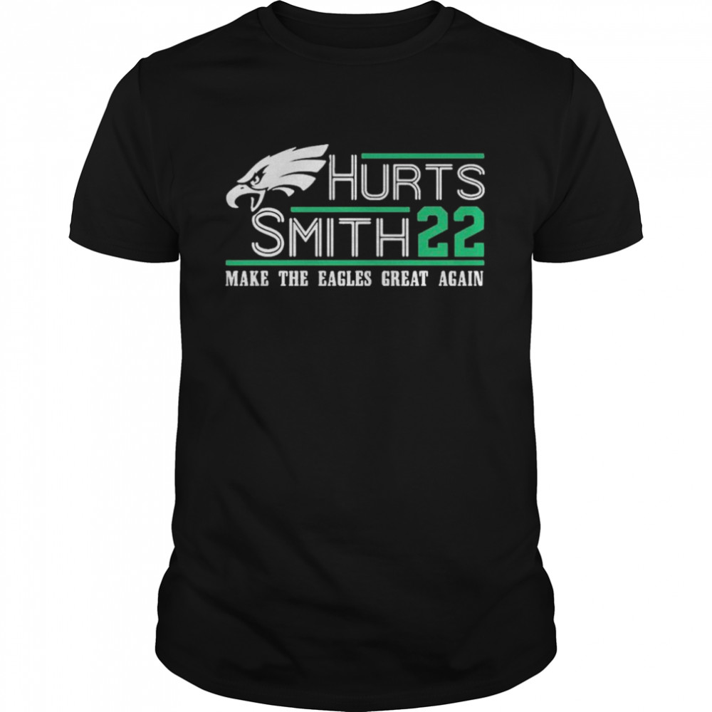 philadelphia Eagles Jalen Hurts And DeVonta Smith 2022 Make The Eagles Great Again Shirt