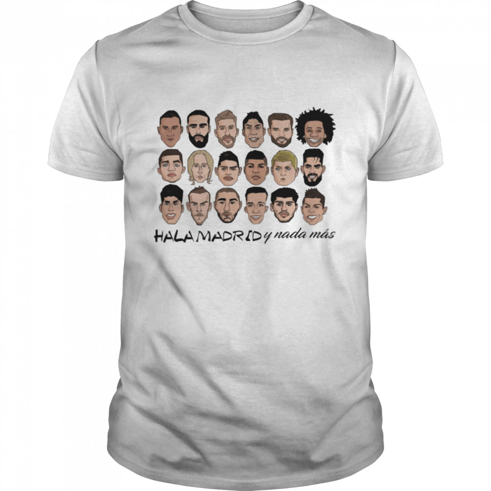 Real Madrid 2017 Squad Members shirt