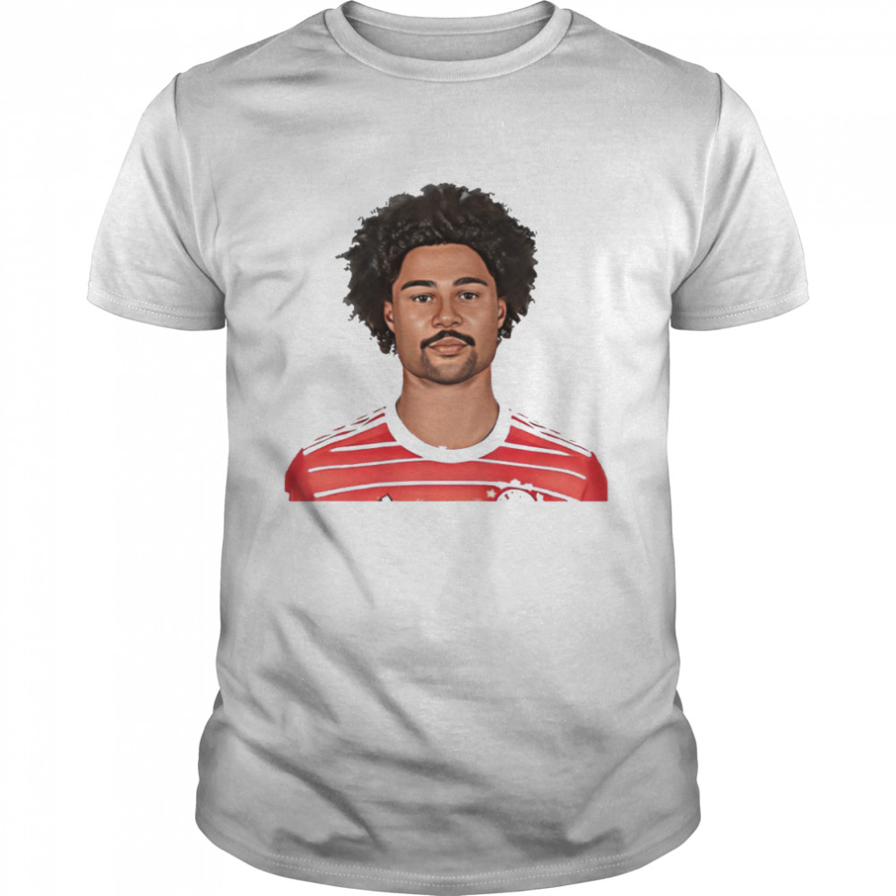 Serge Gnabry Funny Animated Portrait shirt