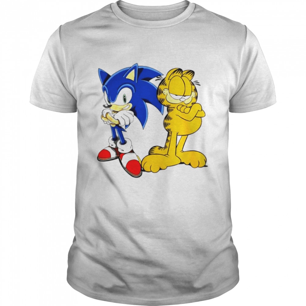 Sonic and Garfield shirt