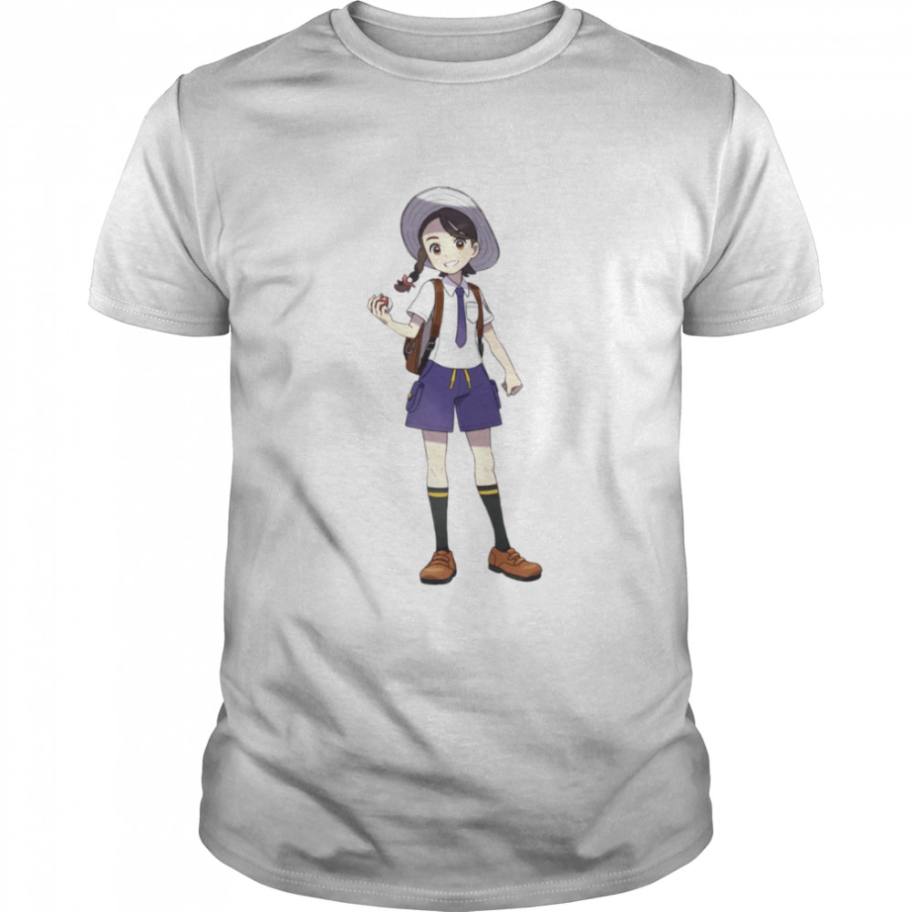 Violet Female Trainer Pokemon Character shirt