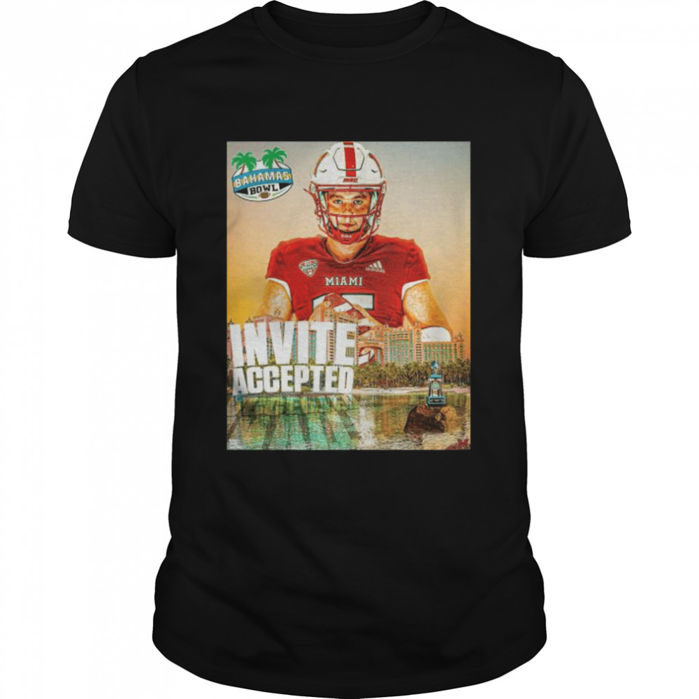 Bahamas Bowl Invite Accepted 2022 shirt