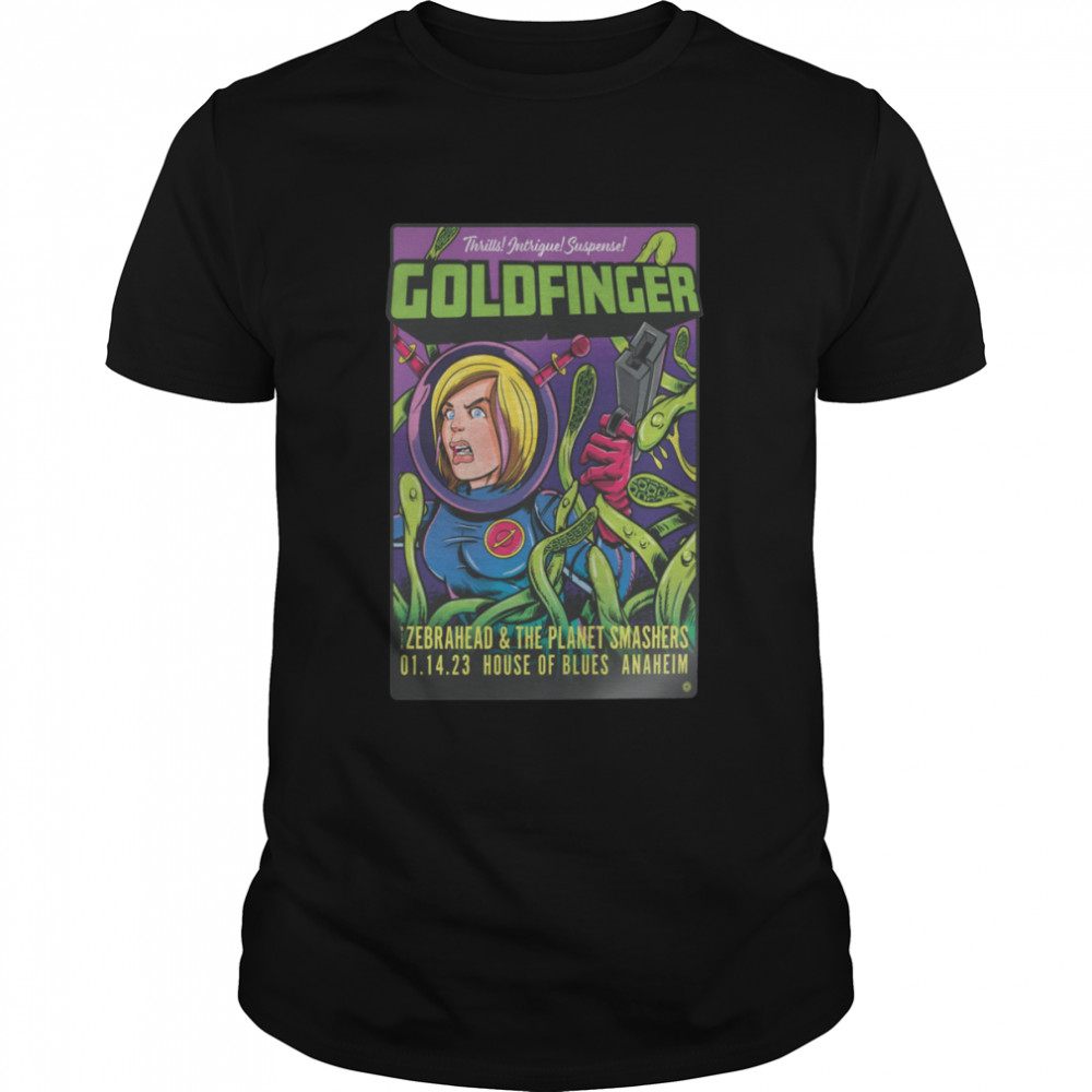 Goldfinger anaheim jan 14th 2023 house of blues shirt