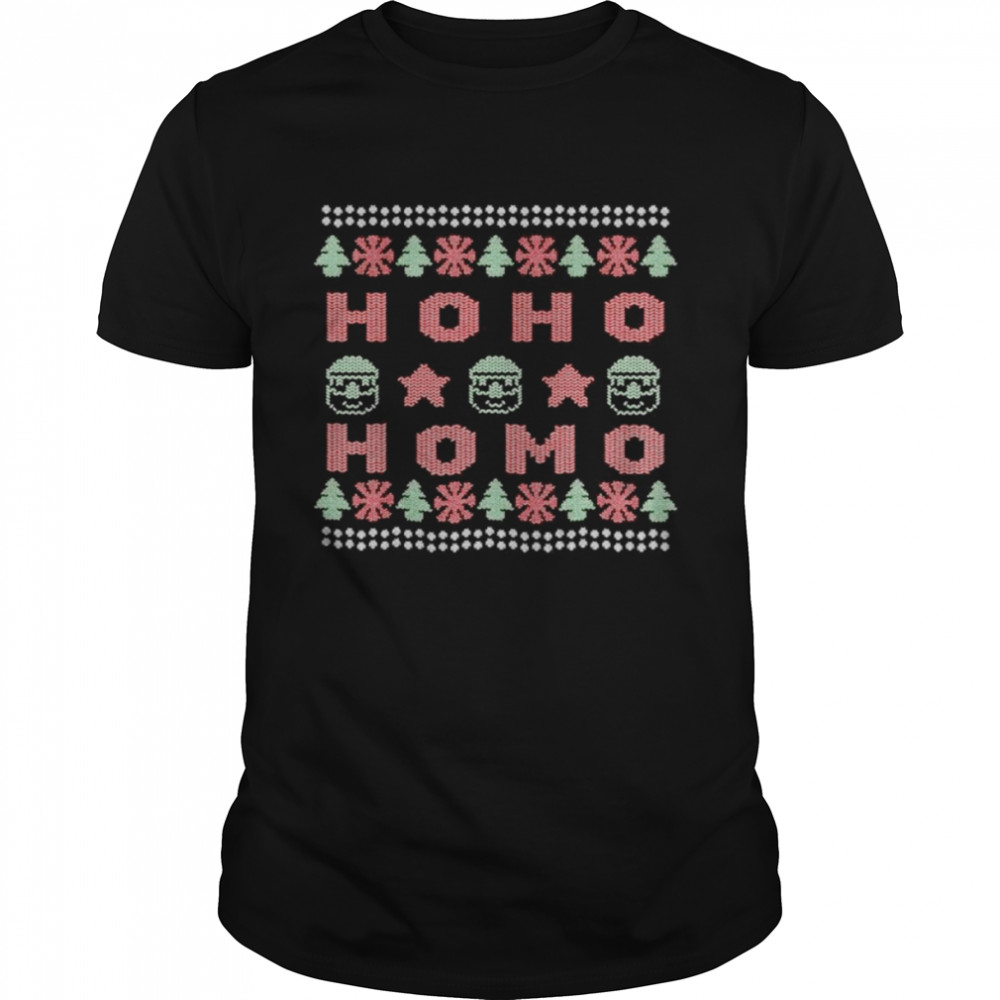 Ho Ho Homo Santa Ugly Christmas shirt