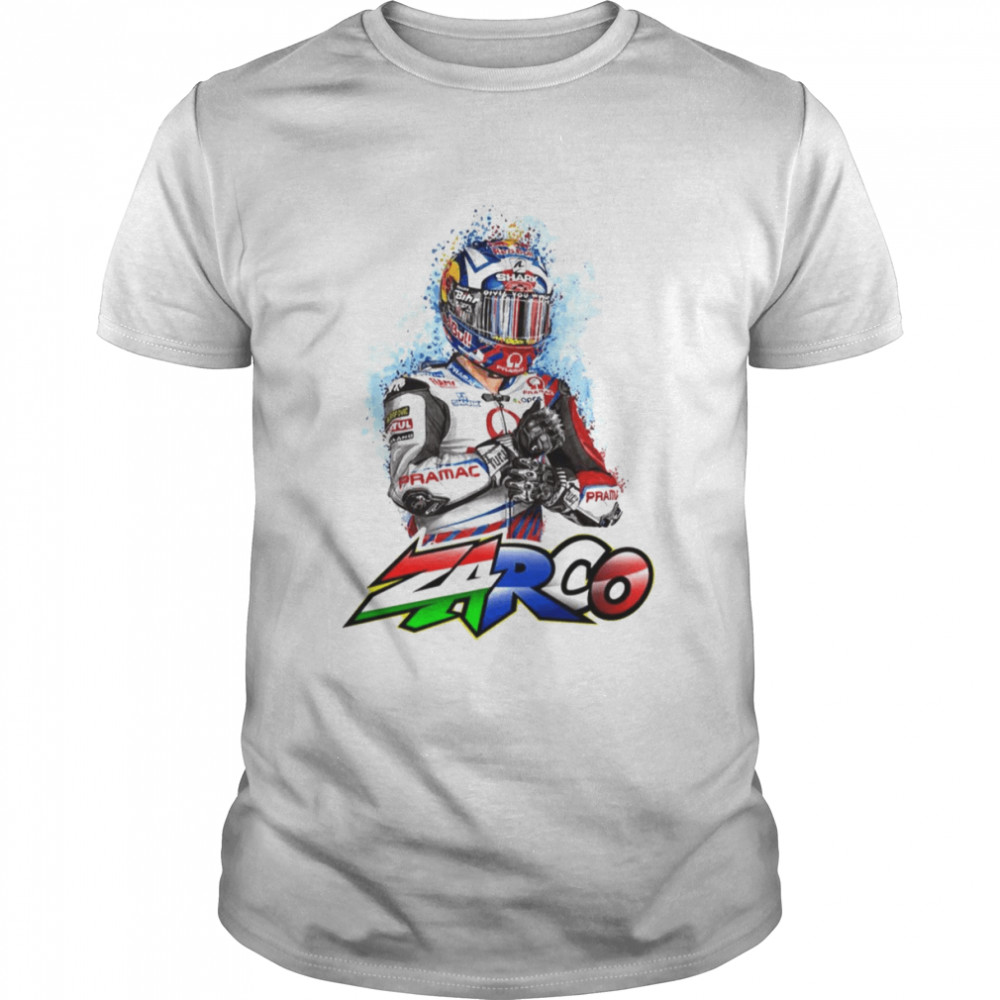 Johann Zarco Colorful Design Motorcycle shirt