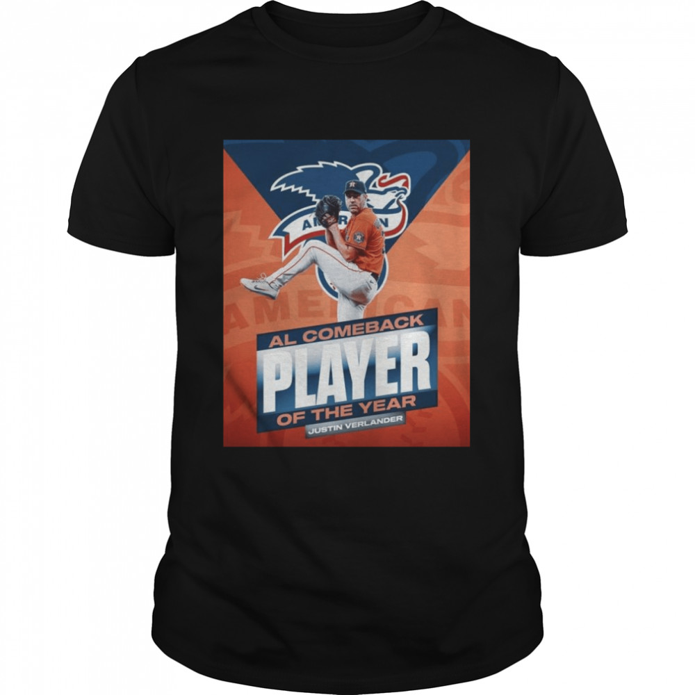 Justin Verlander AL Comeback Player Of The Year Shirt