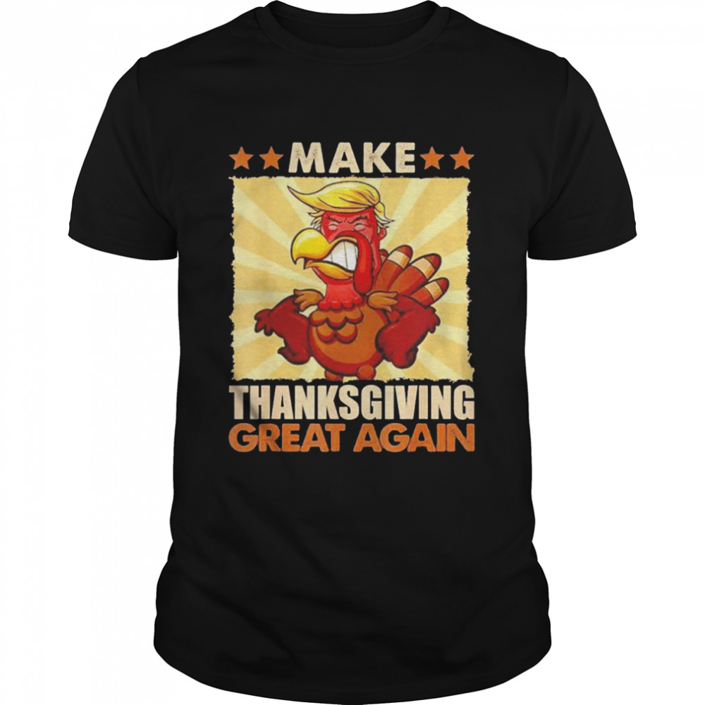 Make Thanksgiving great again Trump turkey 2024 shirt